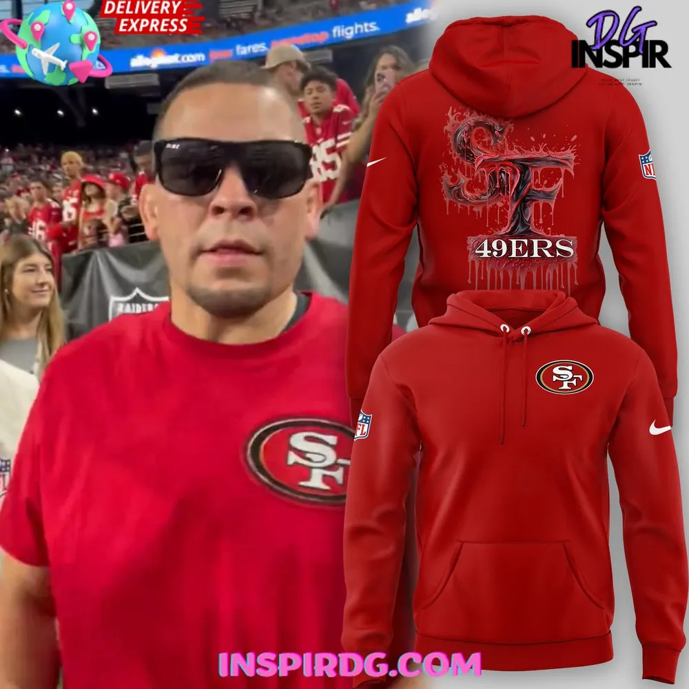 -San Francisco 49ers Blood Fire 2024 Hoodie