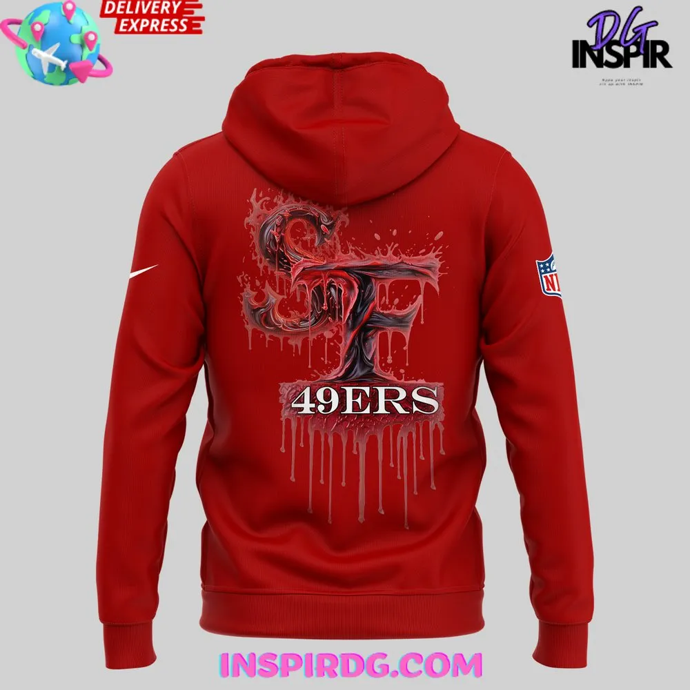 -San Francisco 49ers Blood Fire 2024 Hoodie