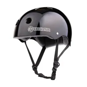 187 Skateboard Helmet Pro Skate w/ Sweatsaver Liner Gloss Black Size S