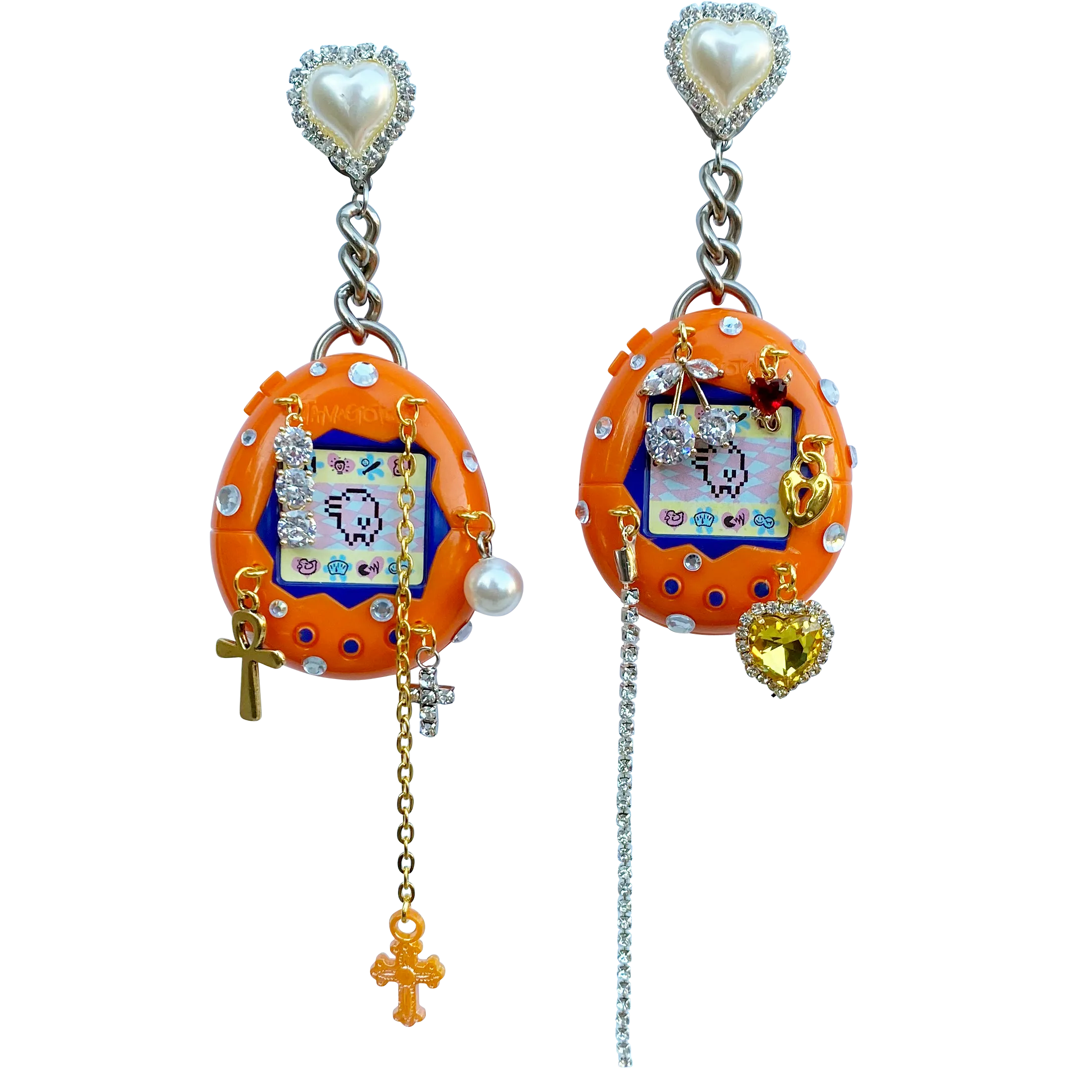 1997 Vintage Tamagotchi Charm Earrings