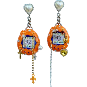 1997 Vintage Tamagotchi Charm Earrings