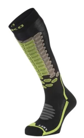 2x Teko All-Mountain Light Cushion Ski Socks