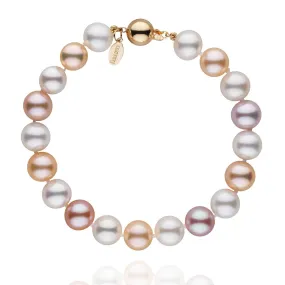 8.5-9.0 mm Multicolor Freshadama Pearl Bracelet