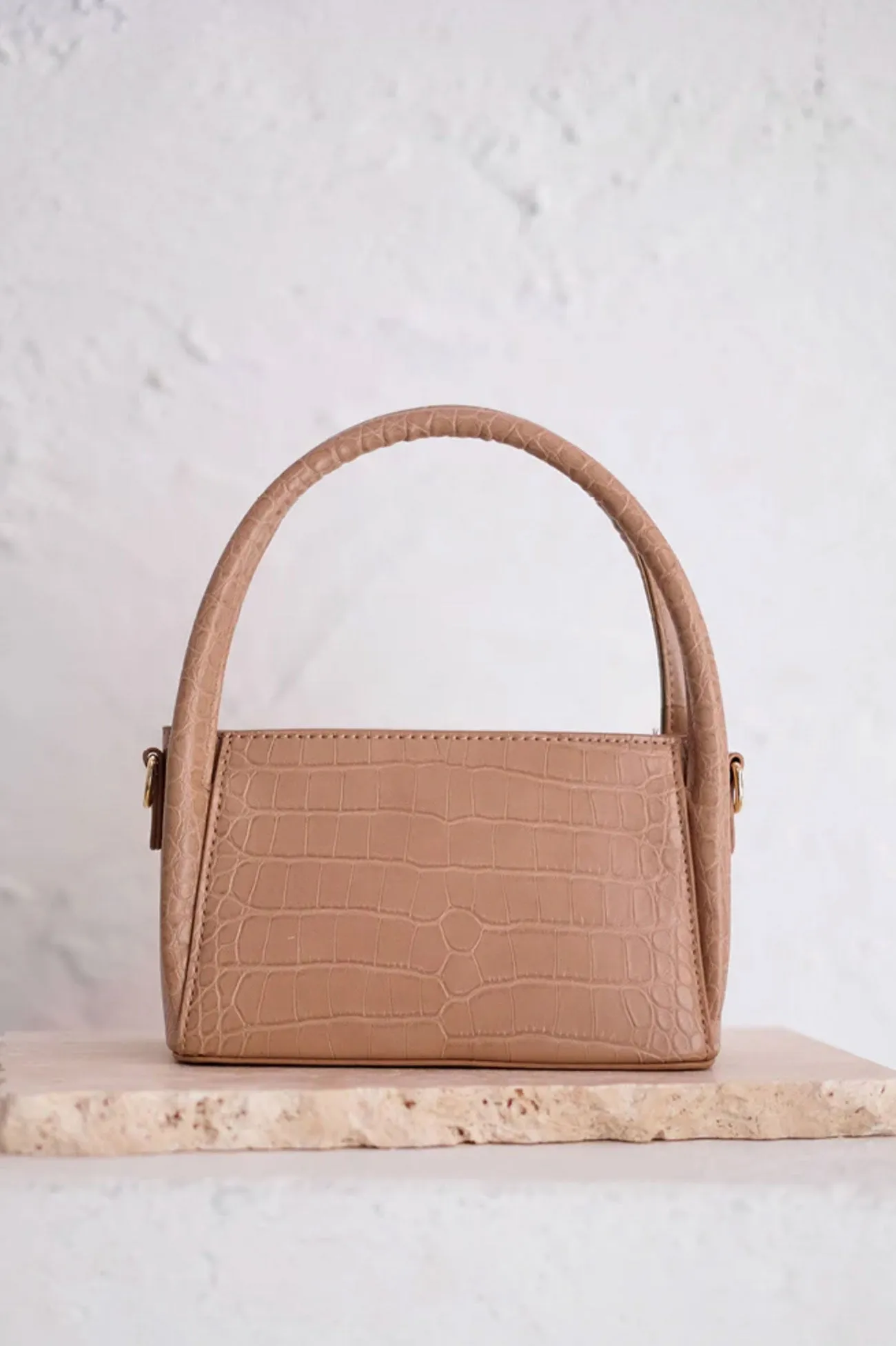 Ainsley Cross Body Bag Coffee Croc