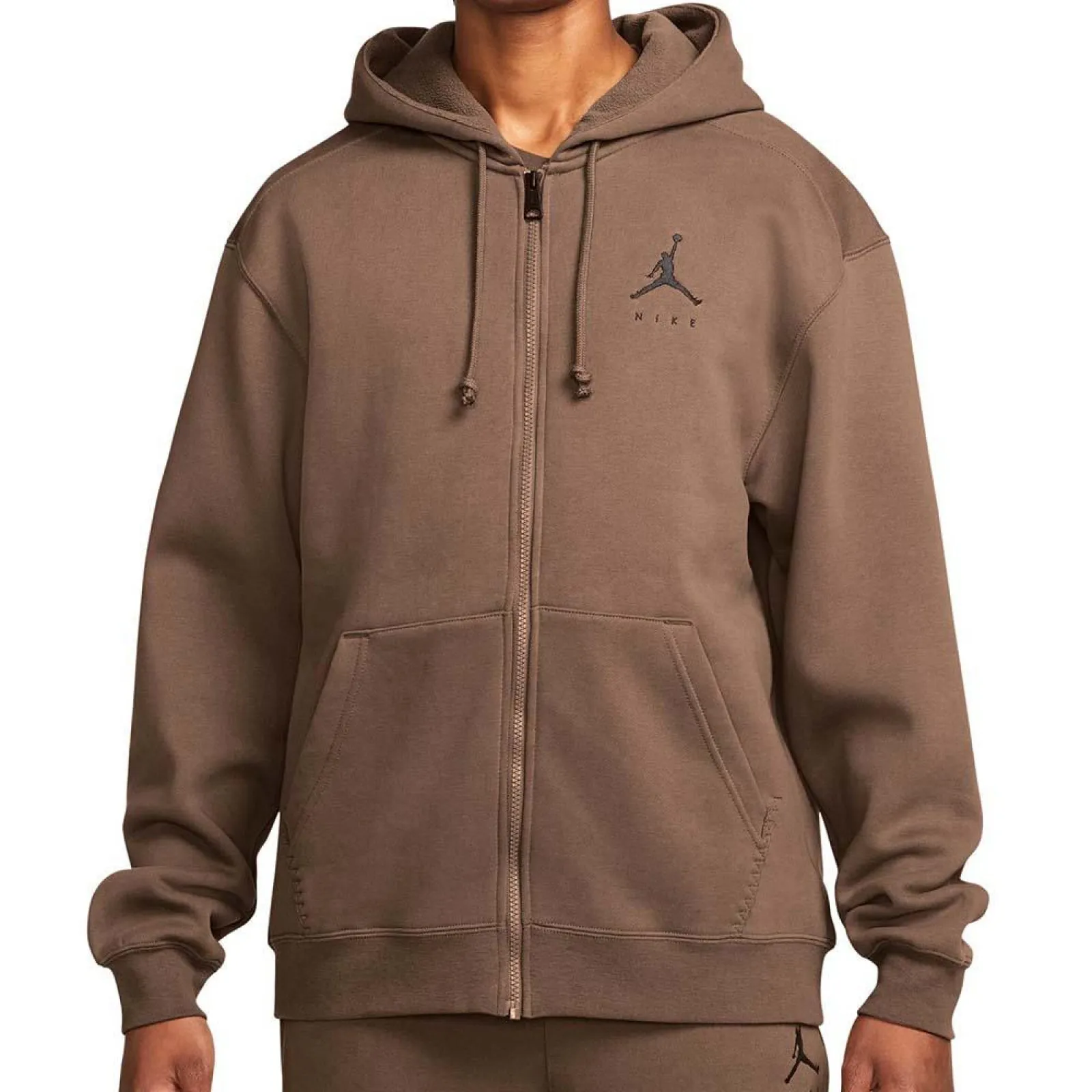 Air Jordan Jumpman Full-Zip Fleece Hoodie ''Brown''