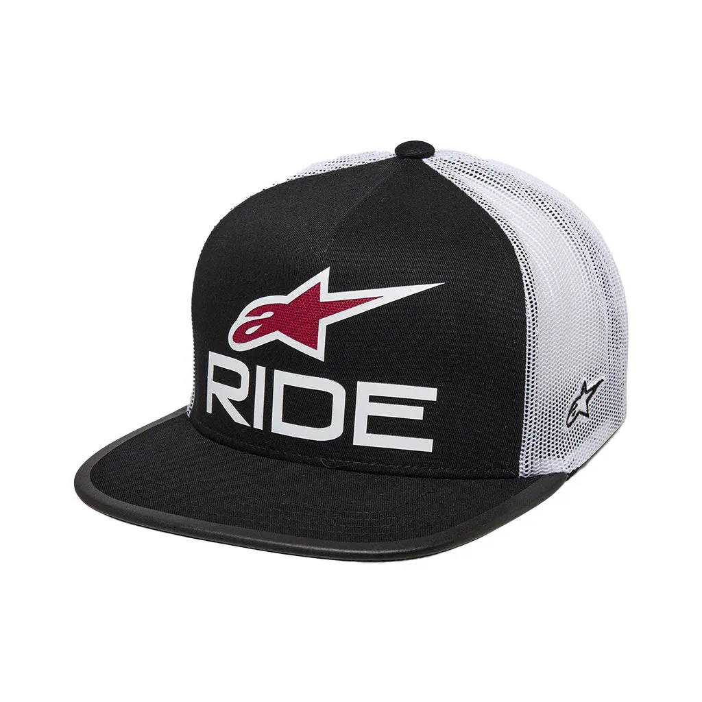 Alpinestars - Ride 4.0 Black White Trucker Hat