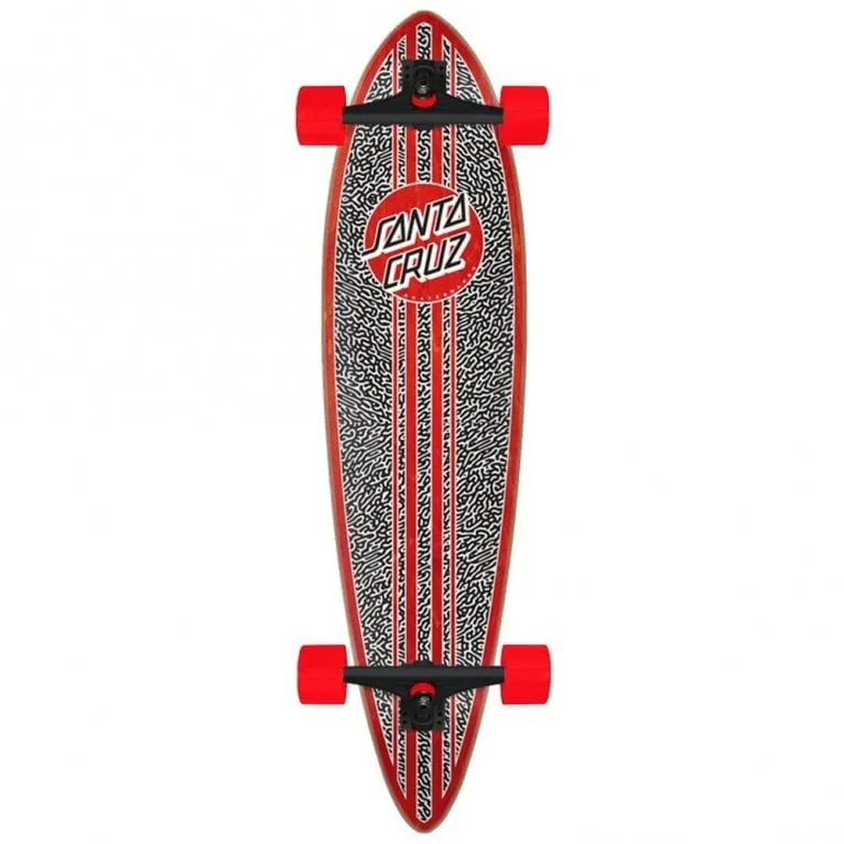 Amoeba Dot Pintail Complete Skateboard 9.58 X 39.0