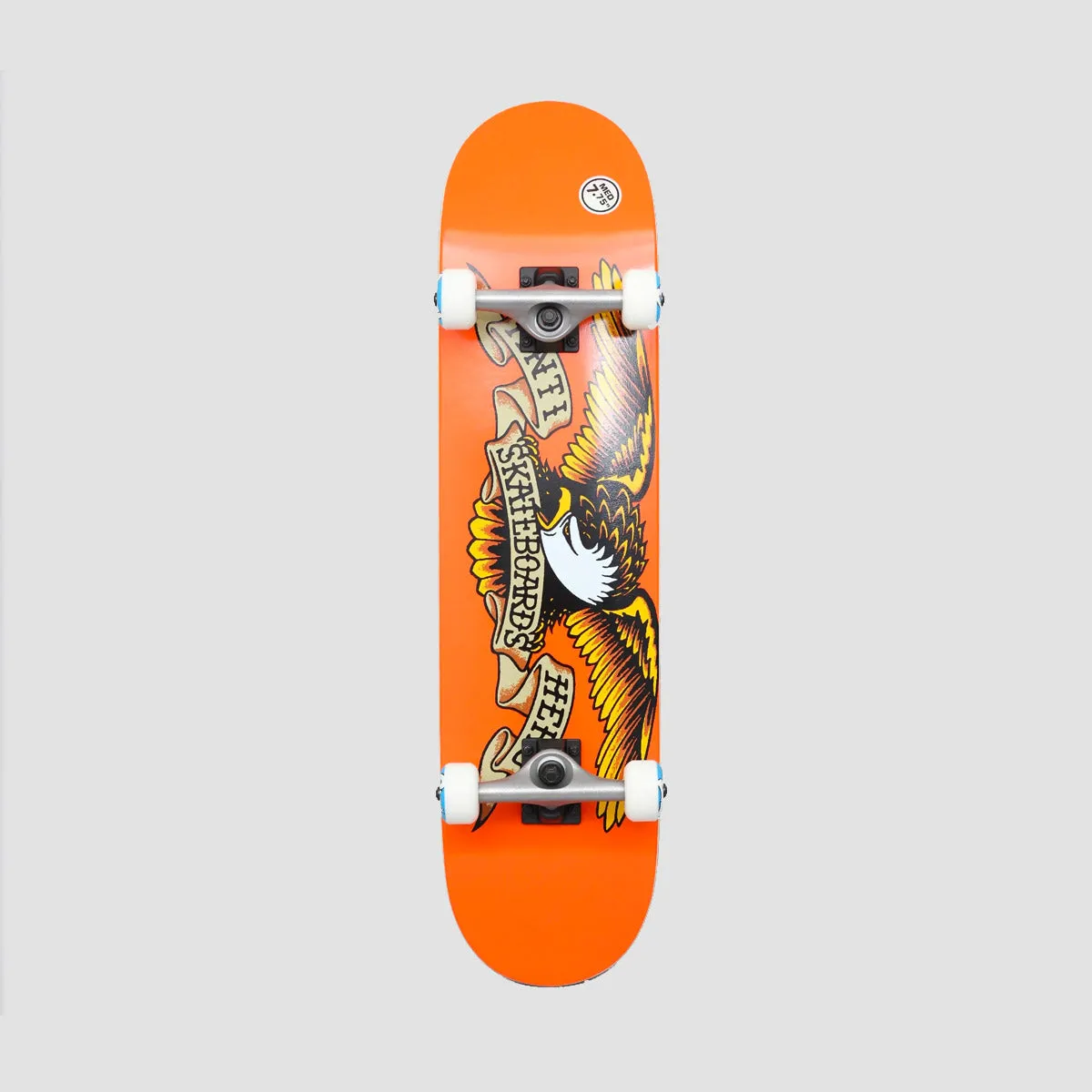 Antihero Classic Eagle Skateboard Orange - 7.75"