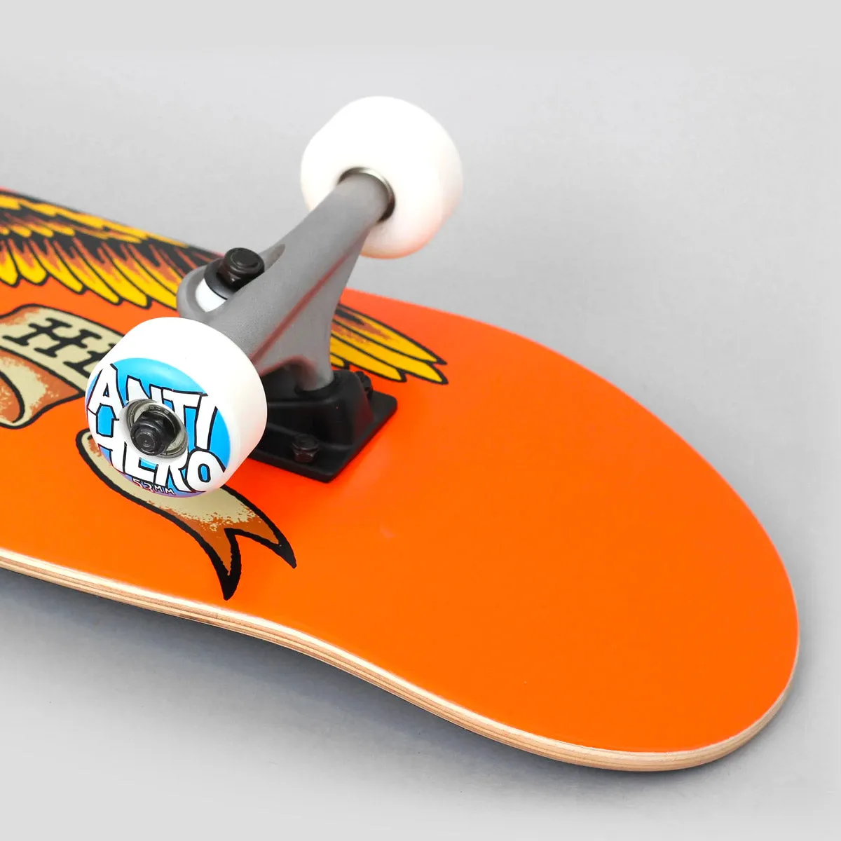 Antihero Classic Eagle Skateboard Orange - 7.75"