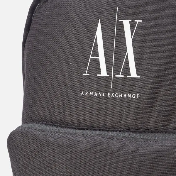 Armani Exchange Men's AX Logo Nylon Backpack - Black