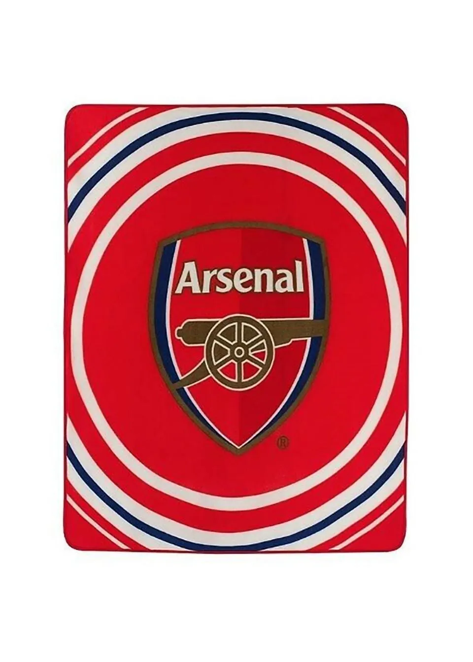 Arsenal FC Red Pulse Design Fleece Blanket