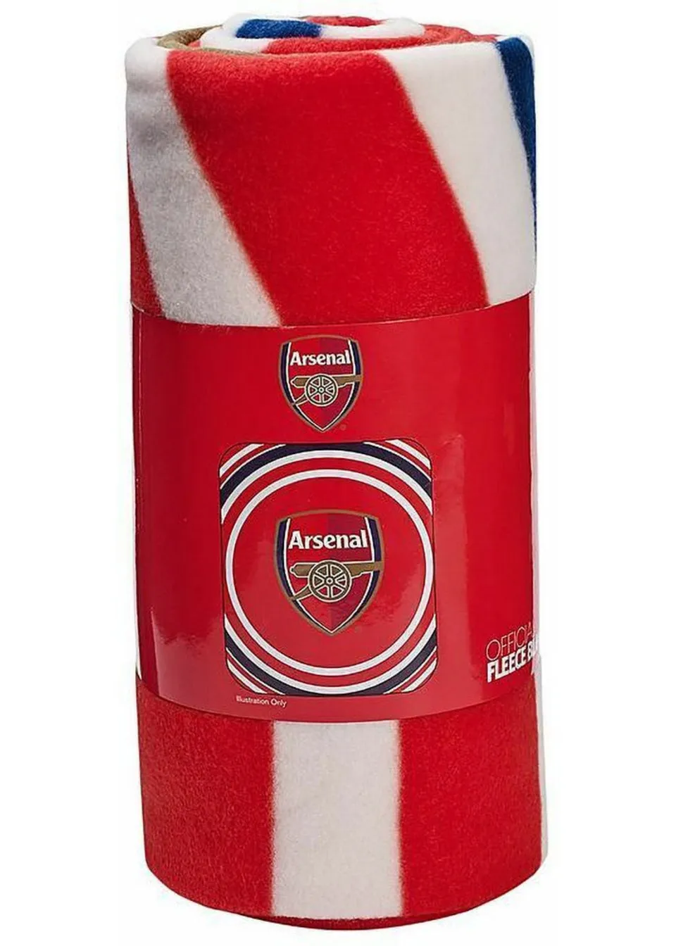 Arsenal FC Red Pulse Design Fleece Blanket