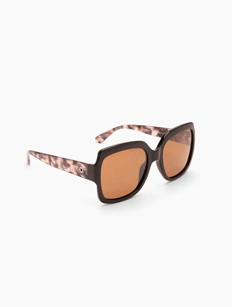 Asana Sunglasses in Black Tortuga