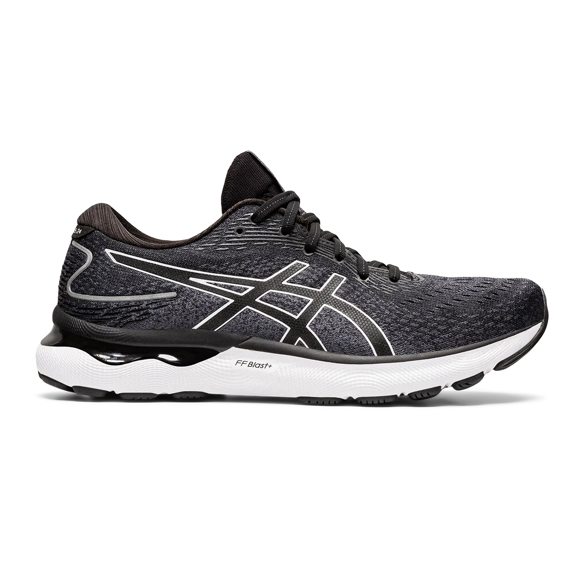 Asics Gel Nimbus 24 - Black - White