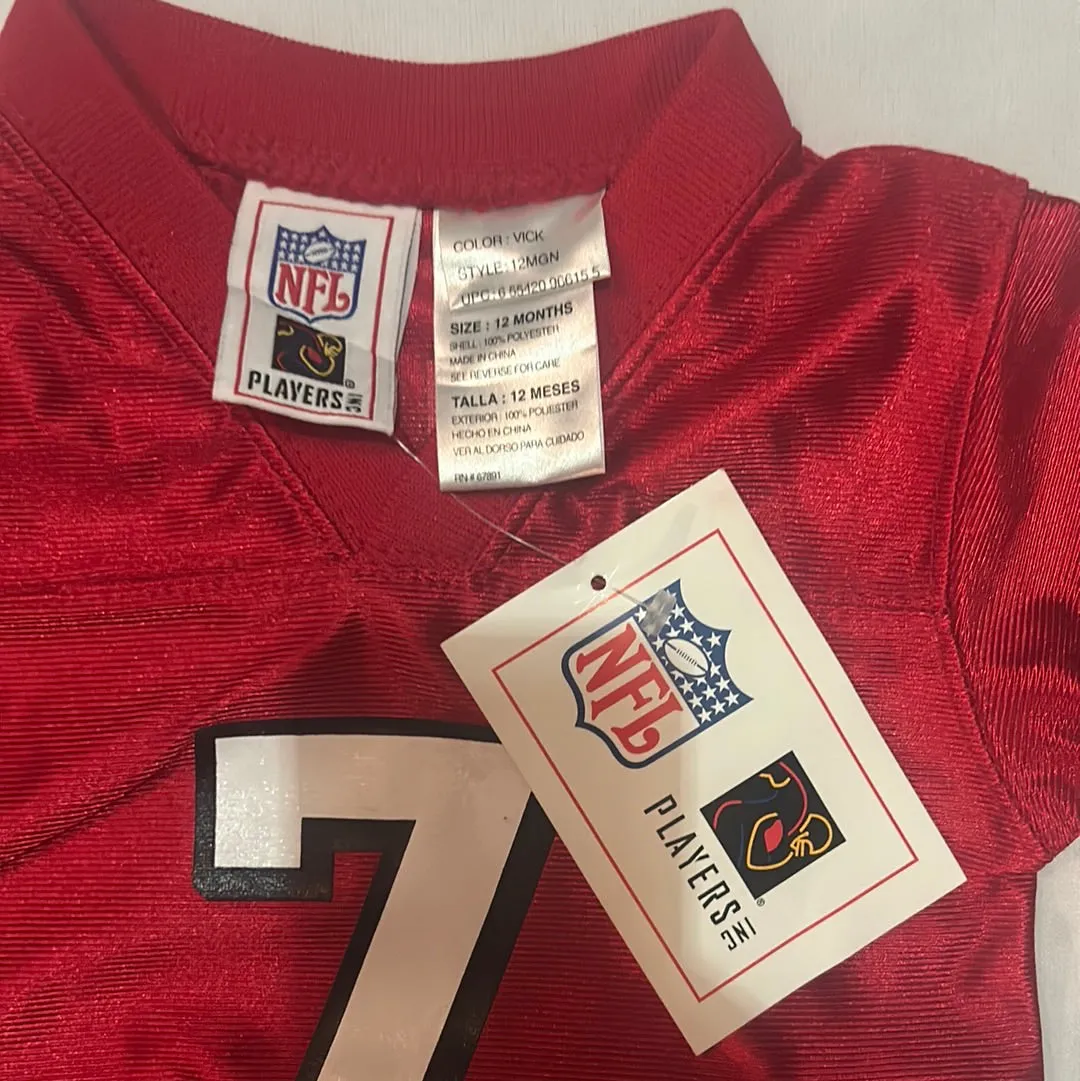 Atlanta Falcon NFL Players Reebok #7 Vick Infant Bodysuit