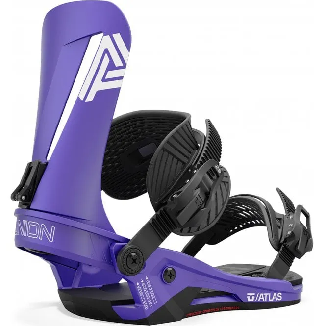 Atlas Snowboard Bindings Metallic Purple - 2025