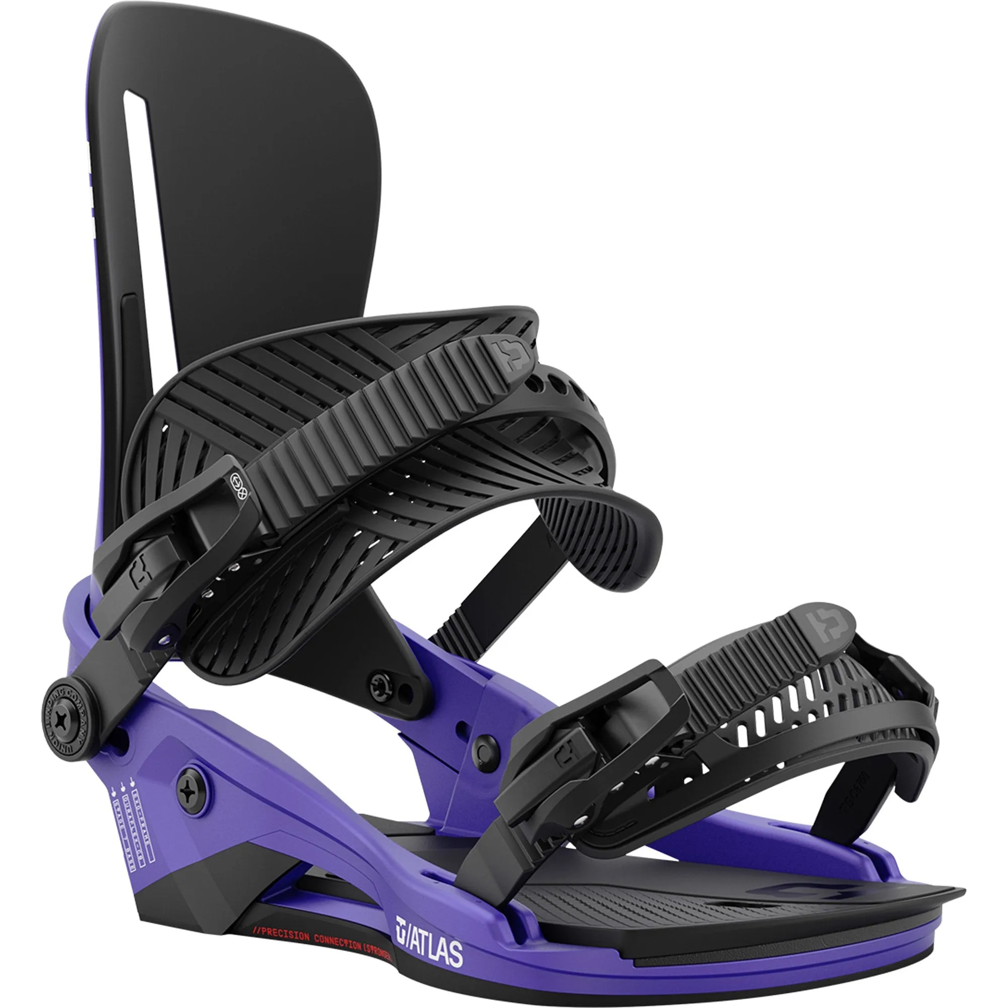 Atlas Snowboard Bindings Metallic Purple - 2025