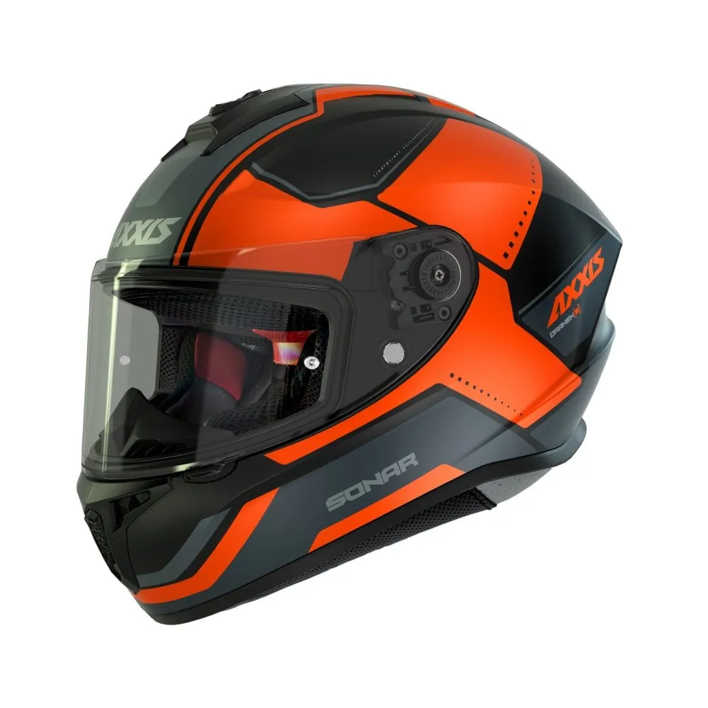 Axxis Draken Sonar Helmet - Orange