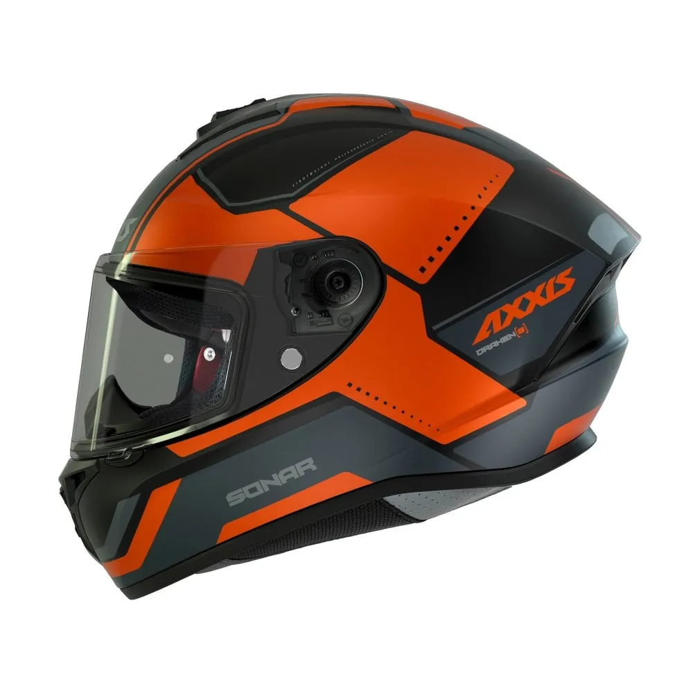 Axxis Draken Sonar Helmet - Orange