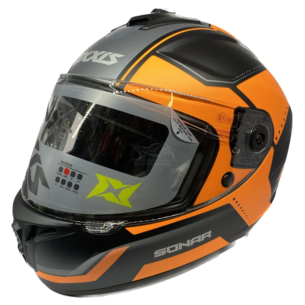 Axxis Draken Sonar Helmet - Orange