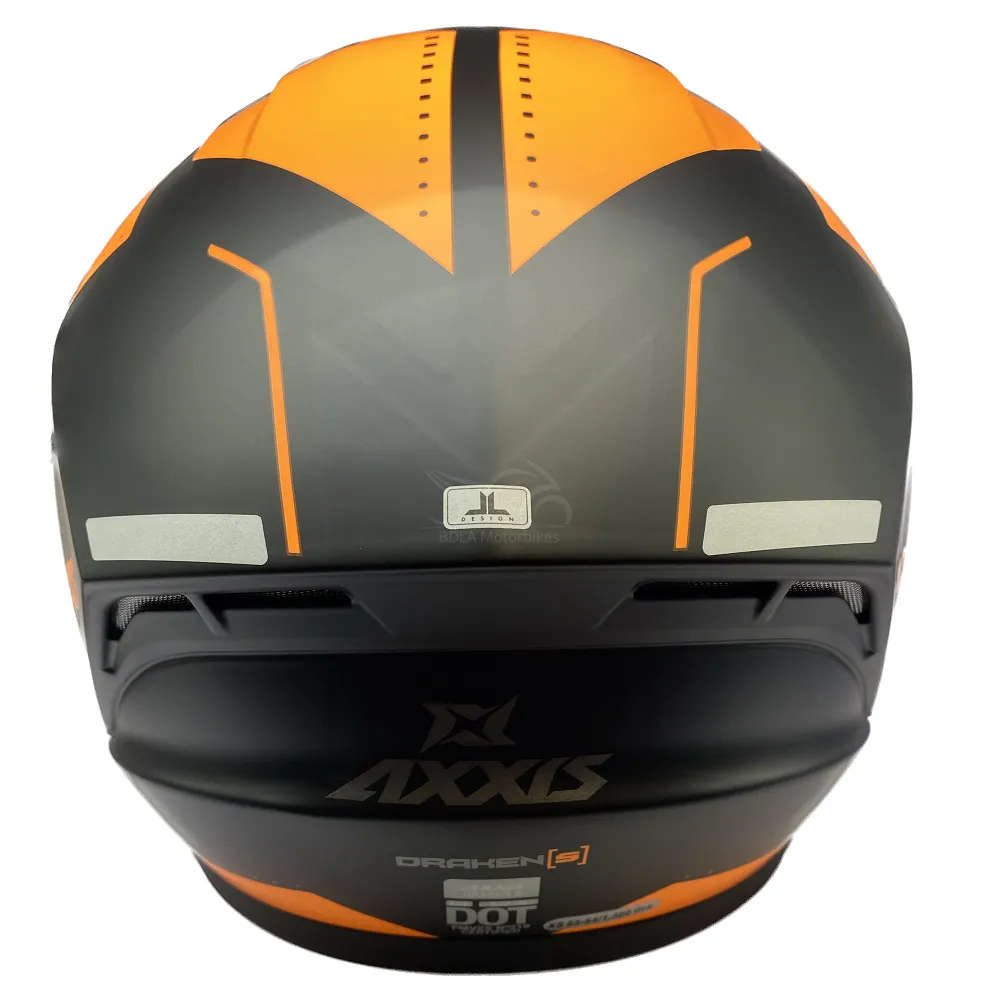 Axxis Draken Sonar Helmet - Orange