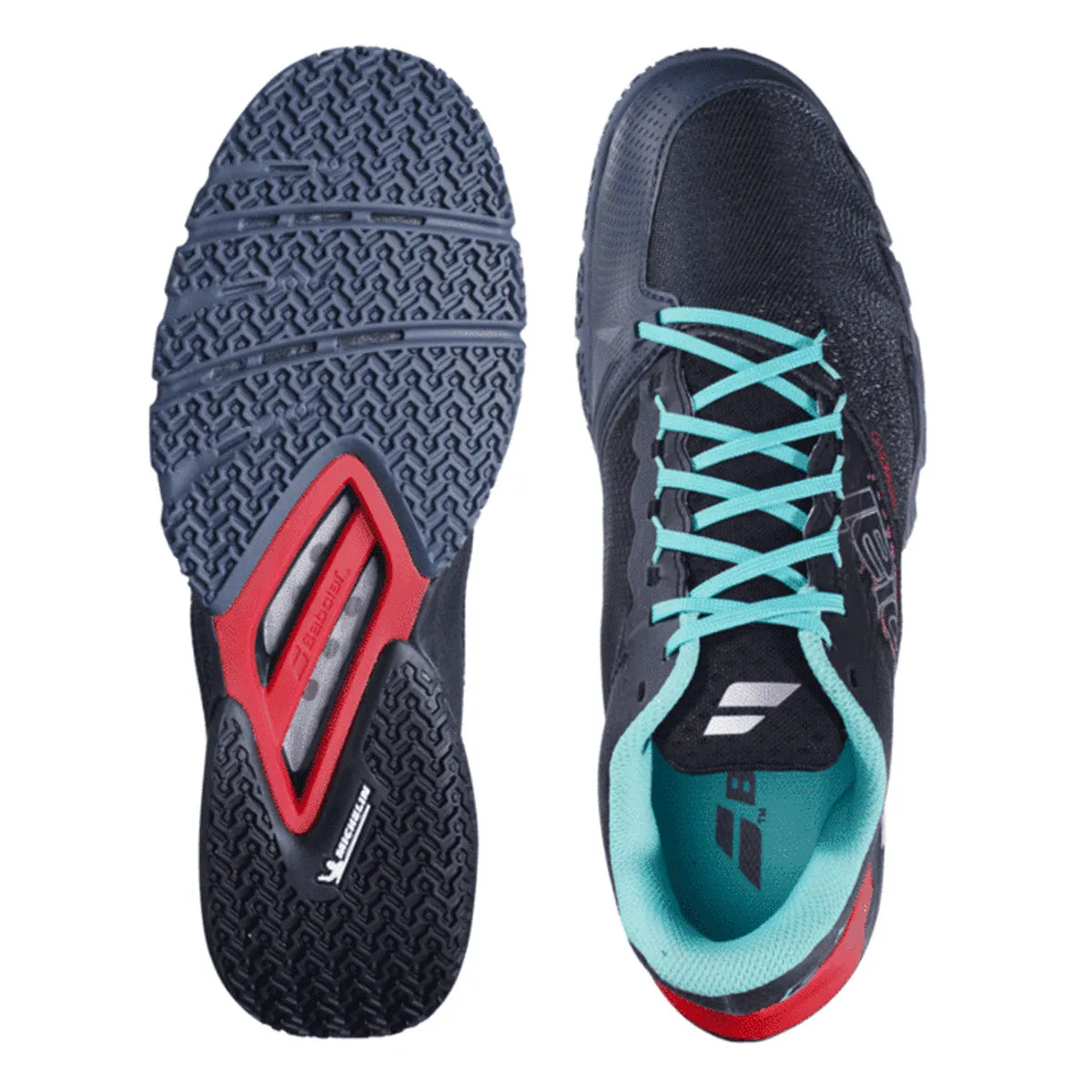 Babolat Premura 2 Padel Shoes (Black/Fista Red)