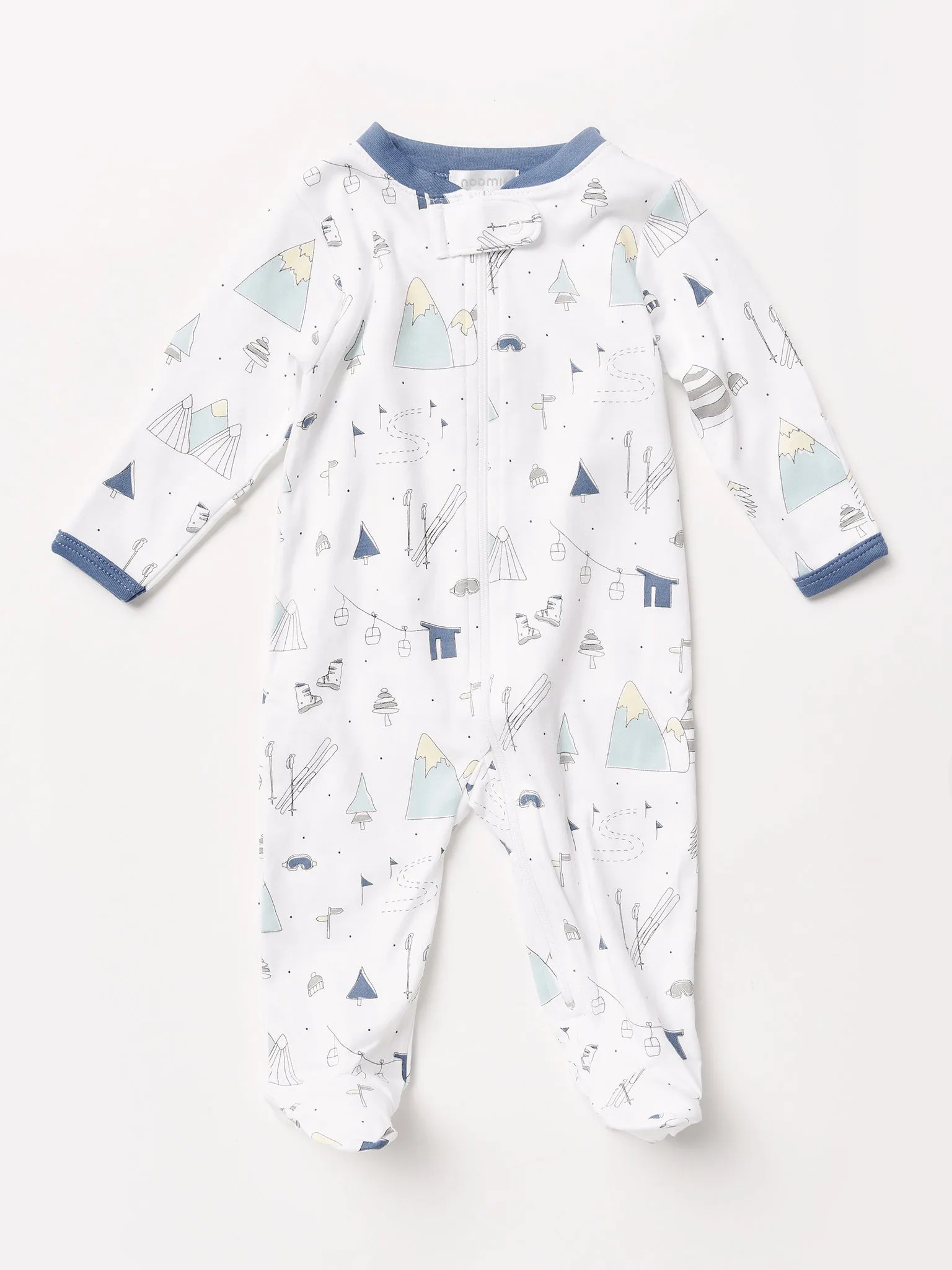     BABY NOOMIE  Little Boys' Ski Footie Pajama    