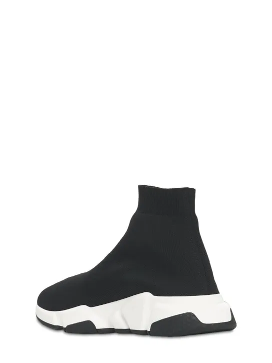 Balenciaga   30mm Speed Graffiti knit sneakers 