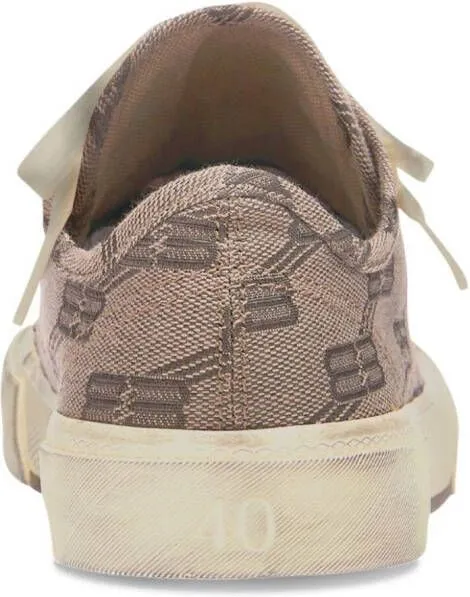 Balenciaga Paris monogram low-top sneakers Brown