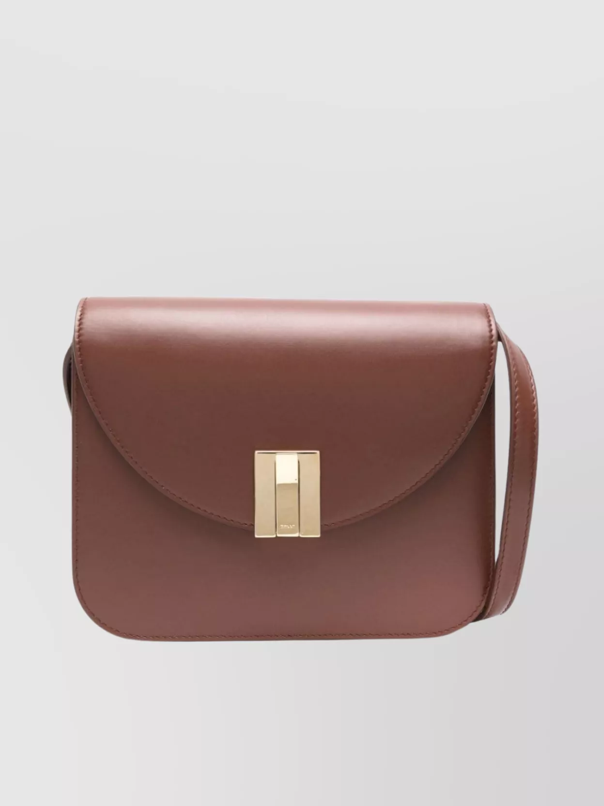 Bally   Earth brown calf leather shoulder bag