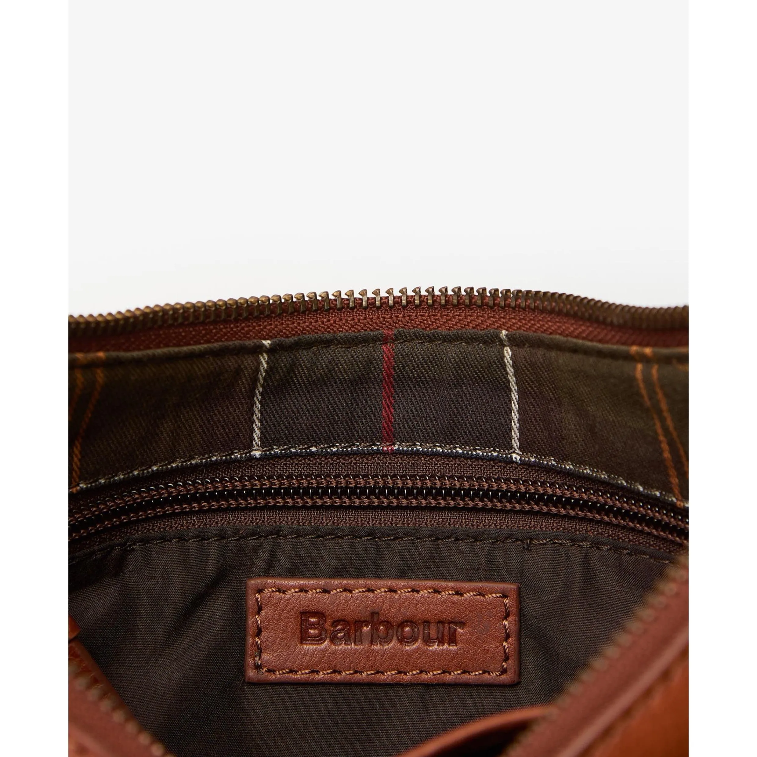 Barbour Laire Leather Half-Moon Bag Classic Brown LBA0428BR11