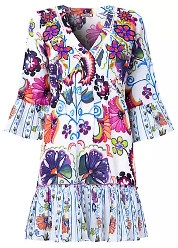 Beaded V-Neck Smock Tunic by Joe Browns | Look Again