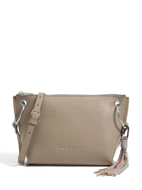 Bimba y Lola medium Trapezium cross body bag - Neutrals