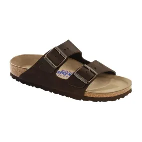 Birkenstock Women's Arizona Soft footbed Oiled Leather Sandals - Narrow