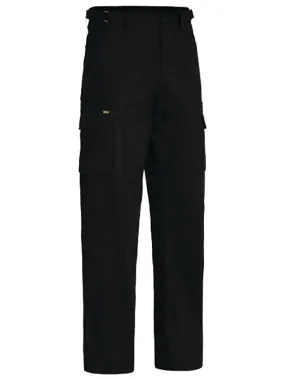 Bisley Workwear BPC6007 Men's Pant - Cargo - Original 8 Pocket - Cotton Drill - Black - 77R