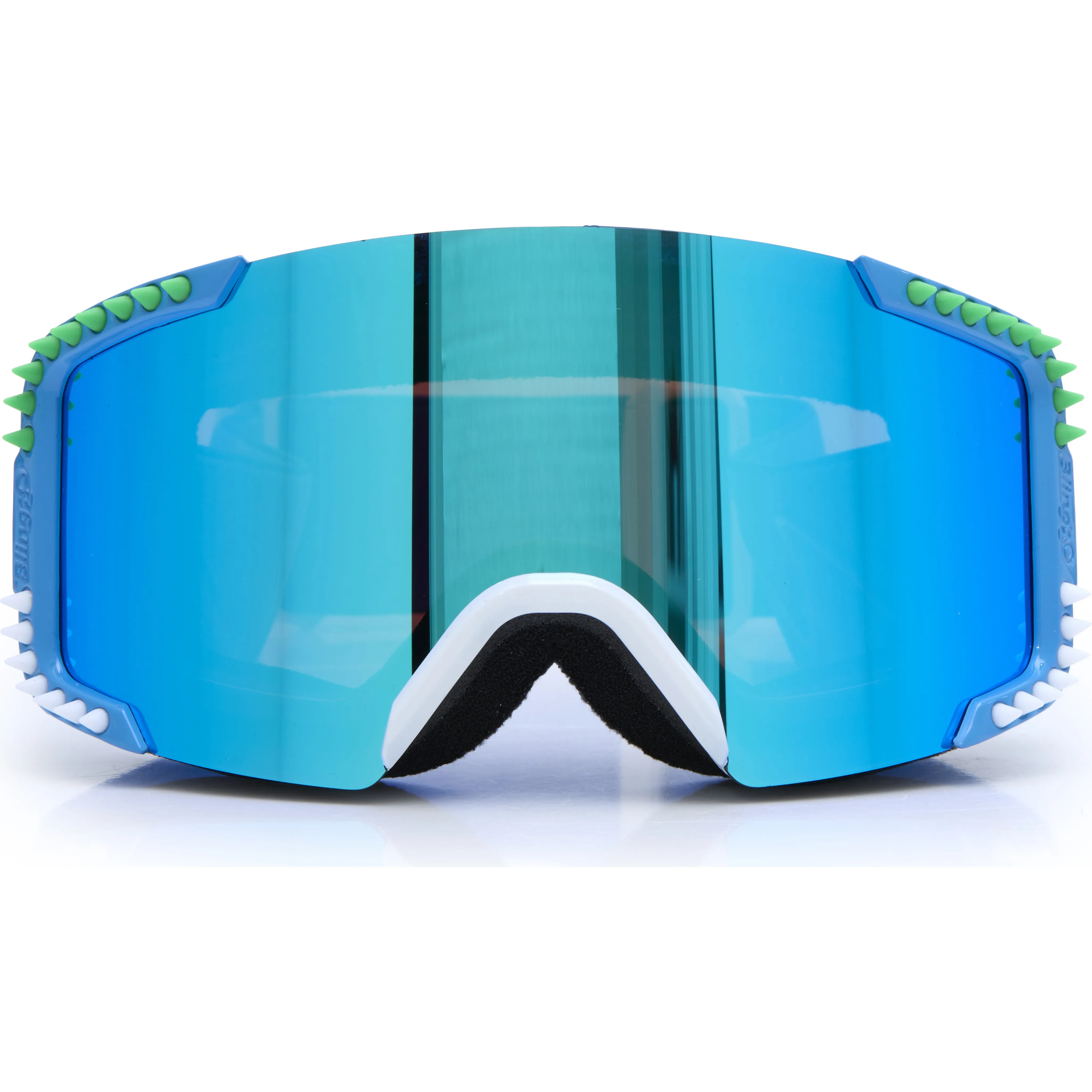 Bling2O Lustrous Frost Ski Goggle, Green Frost