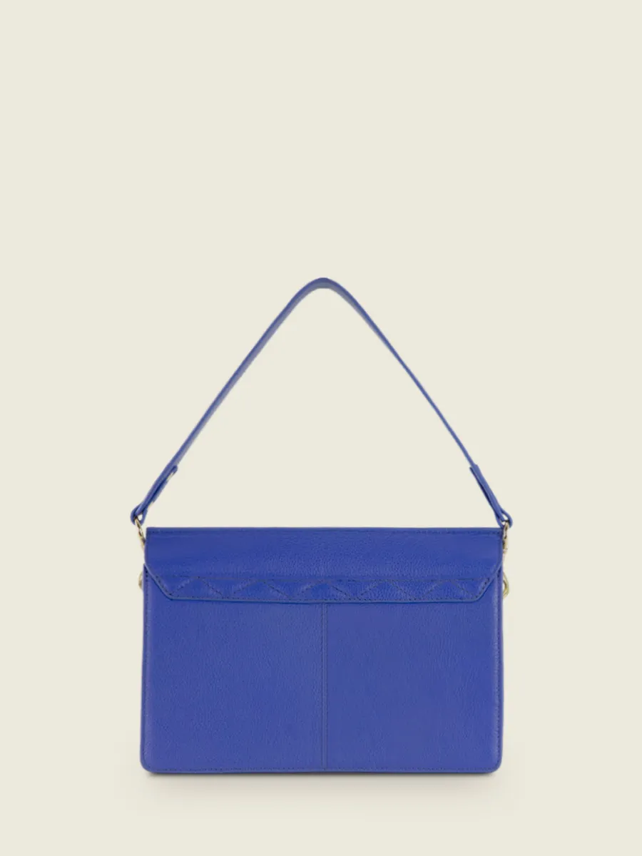 Blue Leather Baguette Bag for Women - Gabrielle Azur Royal Blue | PAUL MARIUS