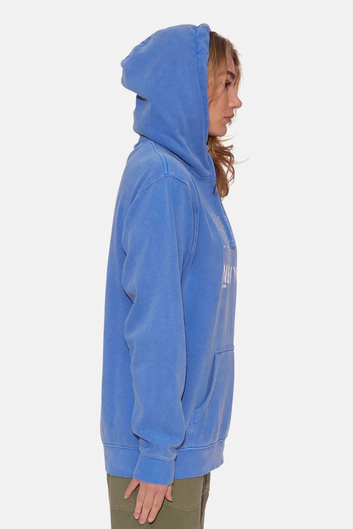 Blue&cream New York Or Nothing Hoodie - Royal