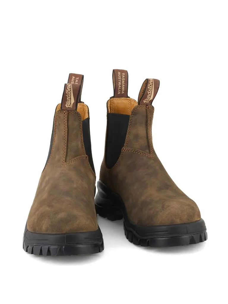 Blundstone Lug Boot in Rustic Brown