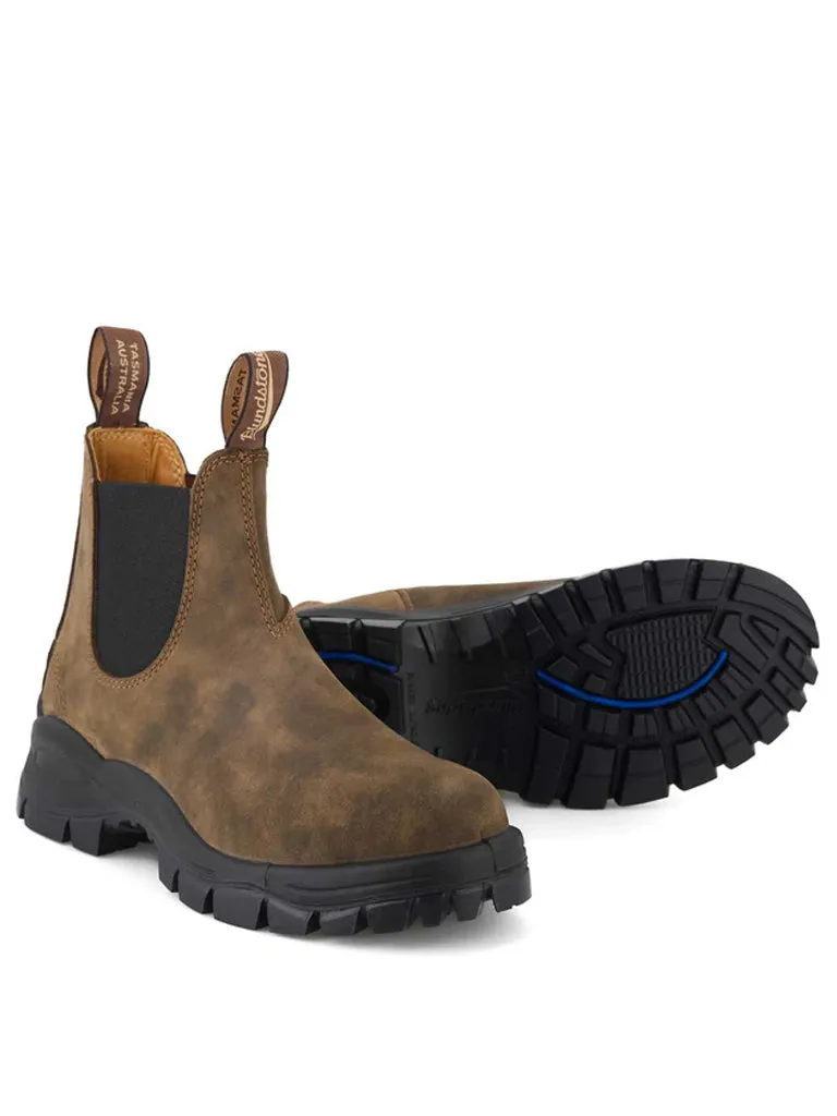 Blundstone Lug Boot in Rustic Brown