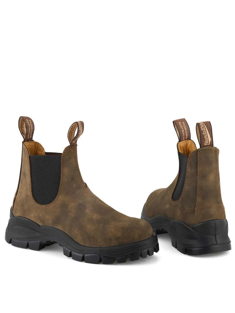 Blundstone Lug Boot in Rustic Brown