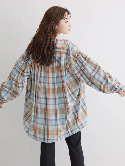 Bobo Tokyo Furuya Gathered Back Shirt Tunic