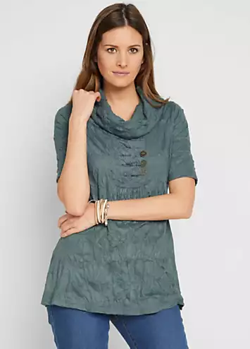 bonprix Crinkle Effect Tunic | Grattan