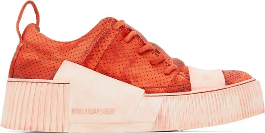 Boris Bidjan Saberi SSENSE Exclusive Red Bamba 2.1 Sneakers