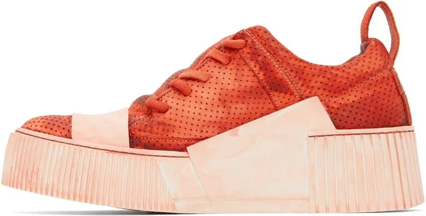 Boris Bidjan Saberi SSENSE Exclusive Red Bamba 2.1 Sneakers