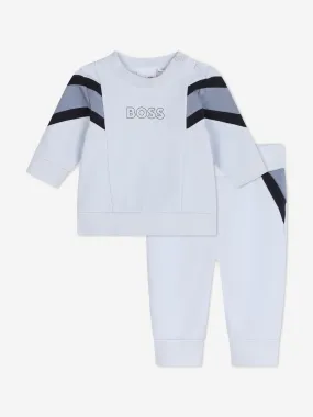 BOSS Baby Boys Logo Tracksuit in Blue