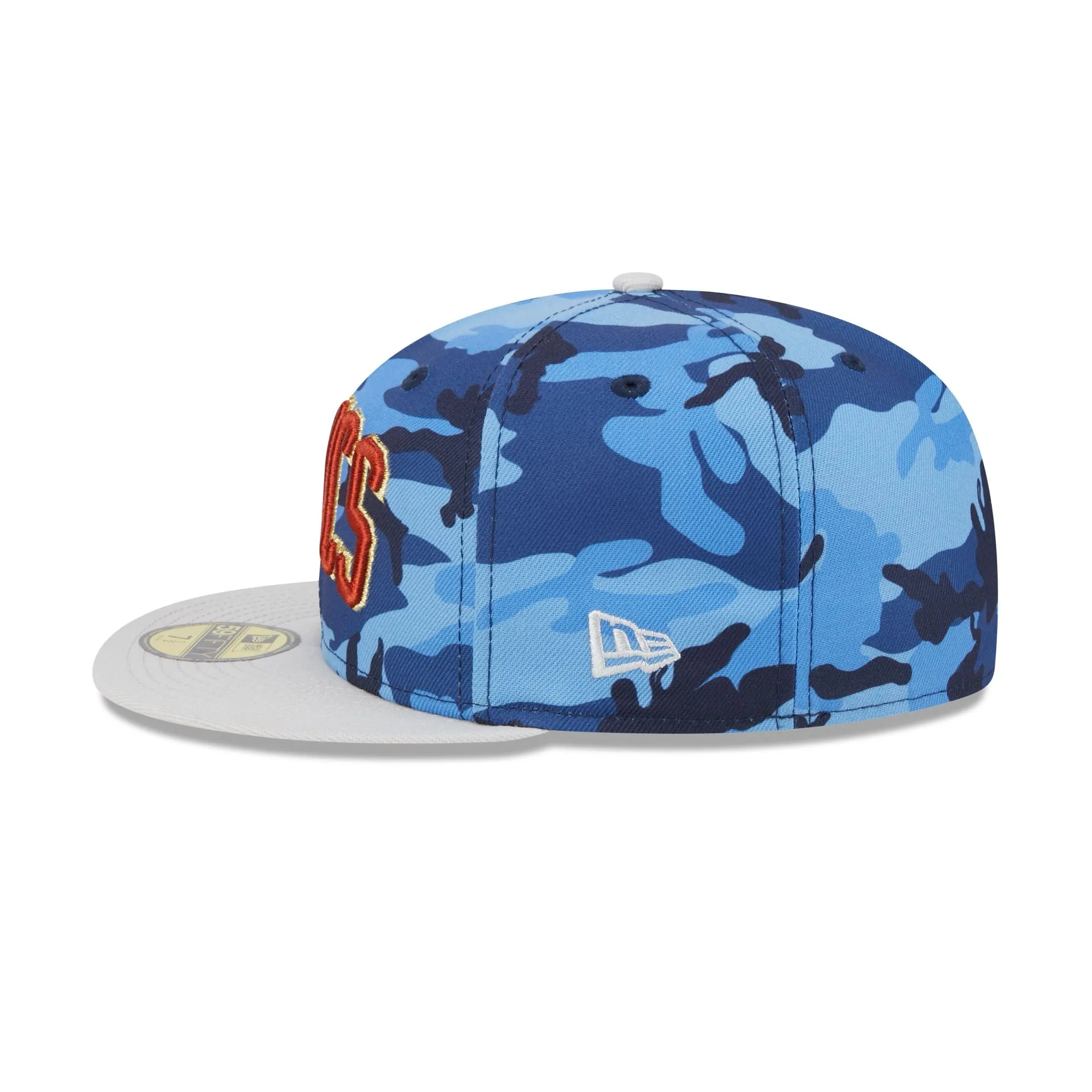 Boston Celtics Blue Camo 59FIFTY Fitted Hat