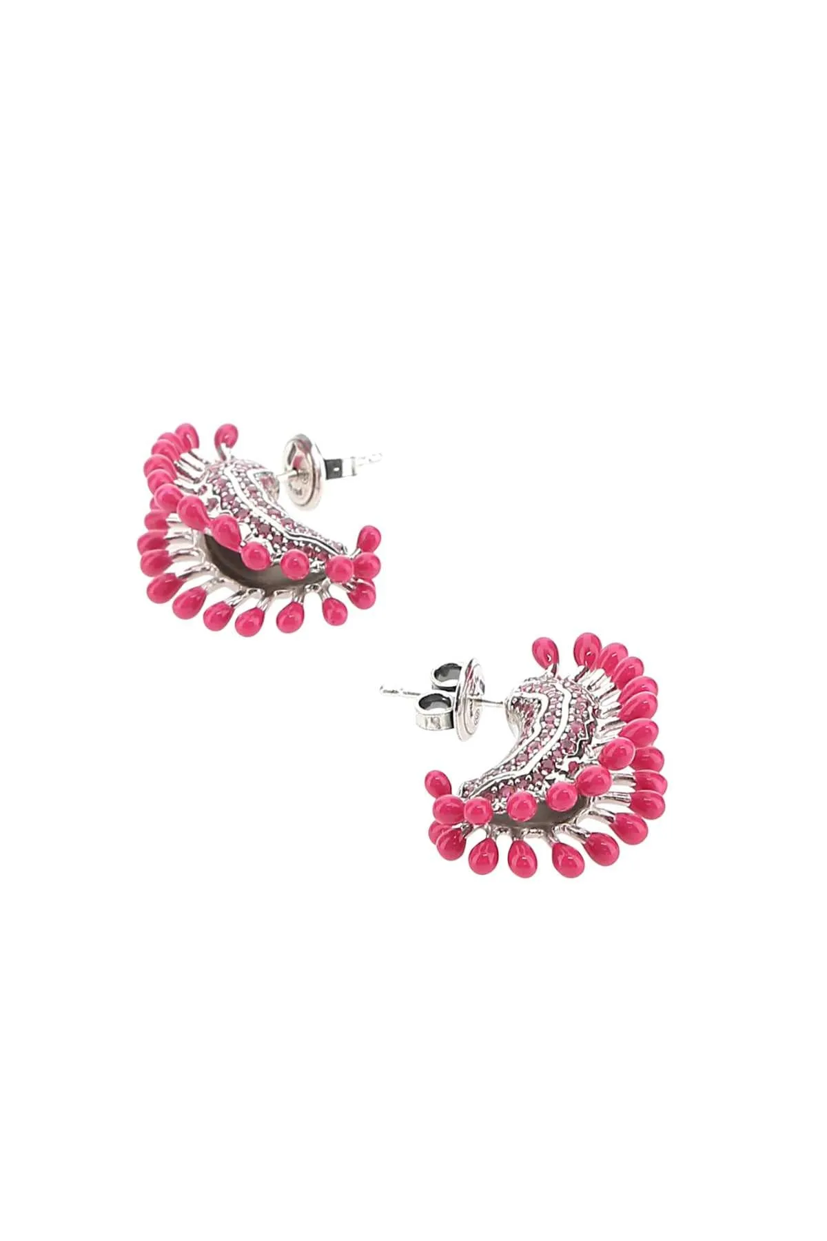 Bottega Veneta Boby Spike-Studded Embellished Earrings