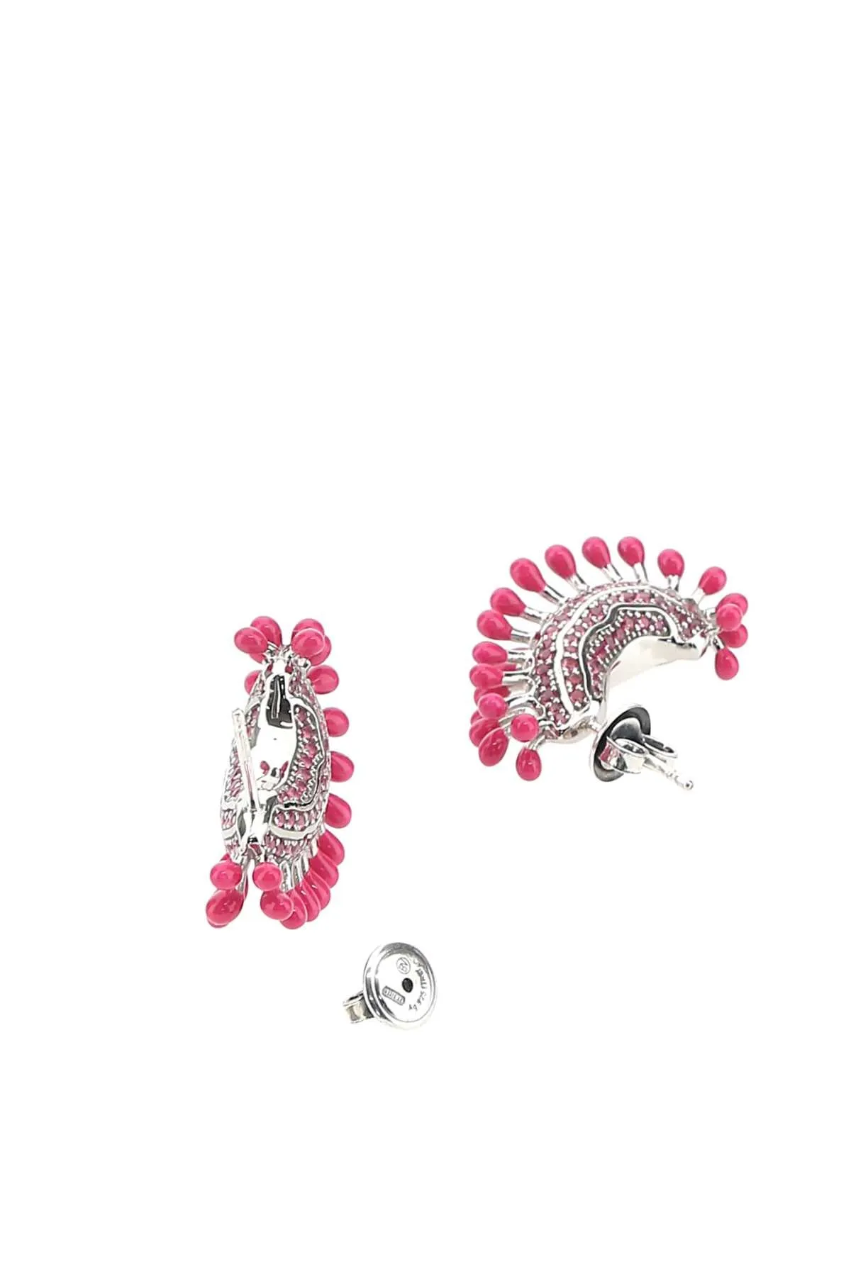 Bottega Veneta Boby Spike-Studded Embellished Earrings