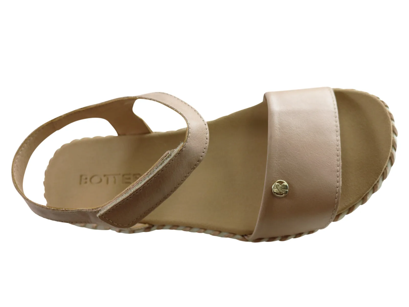 Bottero Lexie Womens Comfortable Leather Sandals Made In Brazil